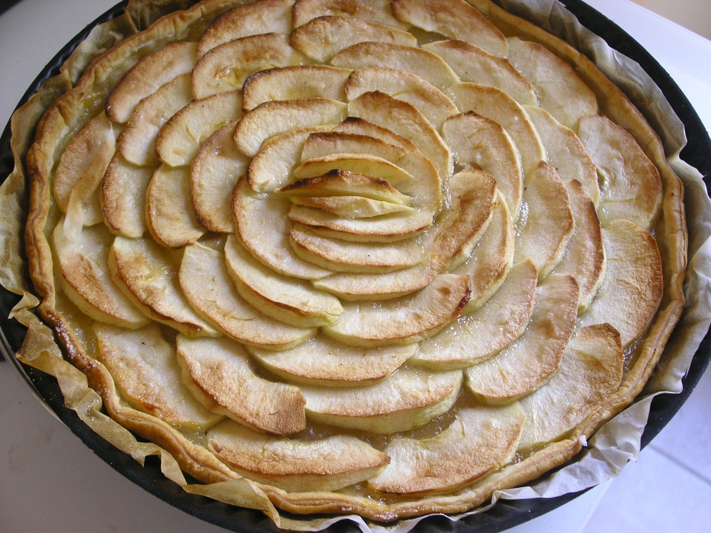 Tarte Aux Pommes En Forme De Fleur